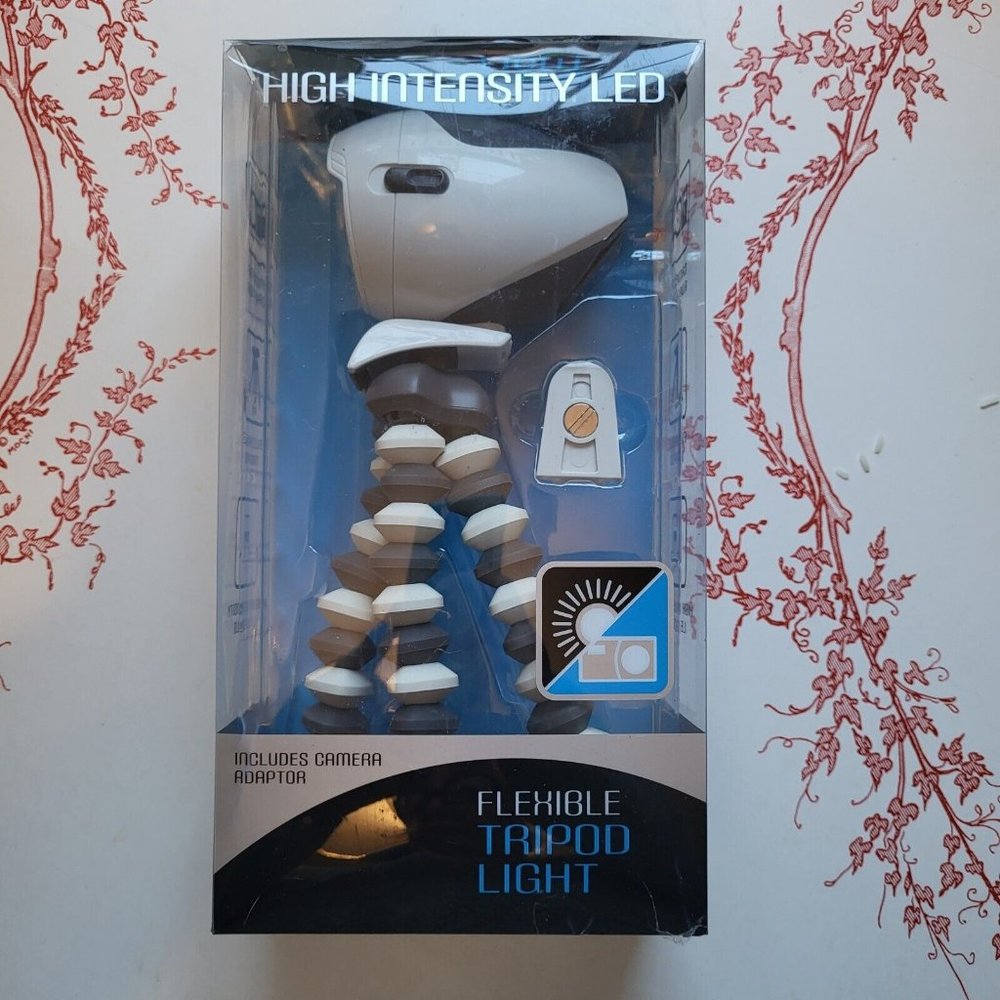 Flexible Tripod Light High Intensity LED Includes Camera Adapter........B